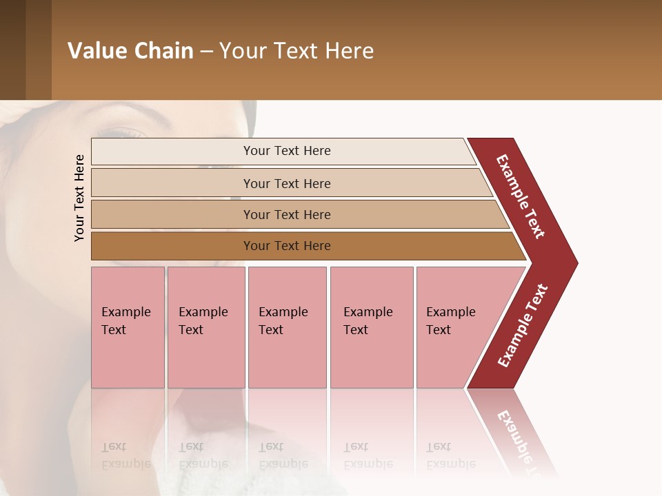 A Beautiful Woman Holding Her Hand To Her Face PowerPoint Template