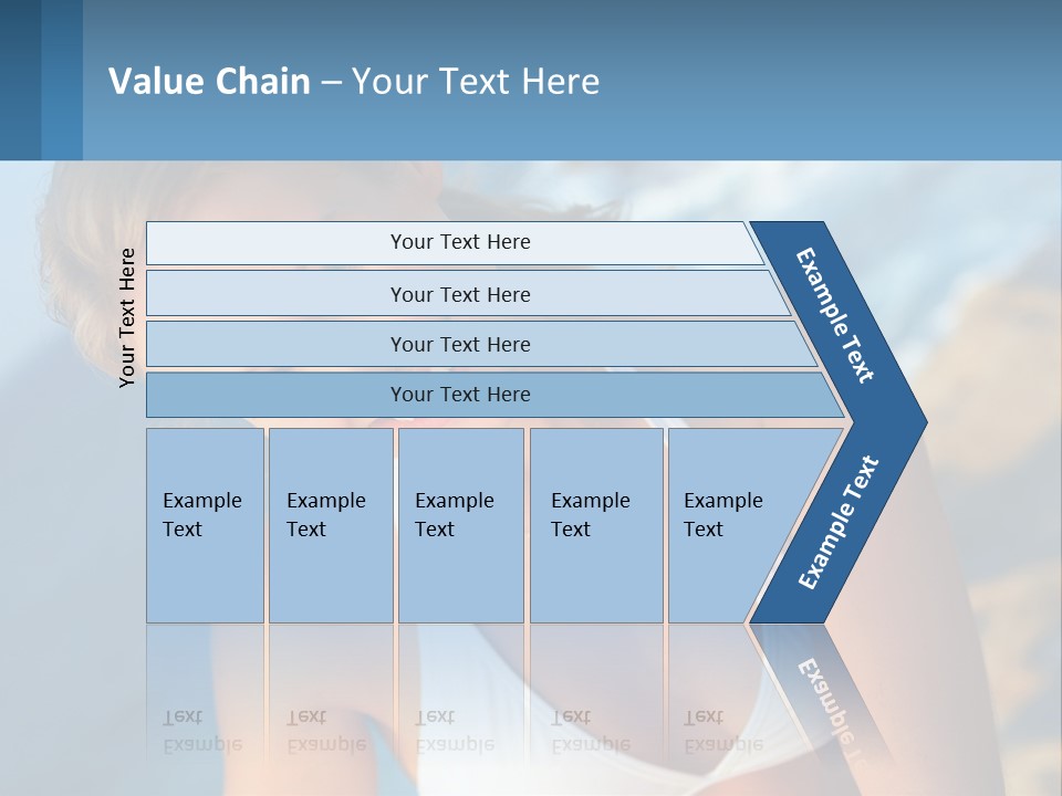 A Beautiful Woman In A White Bikini Posing For A Picture PowerPoint Template