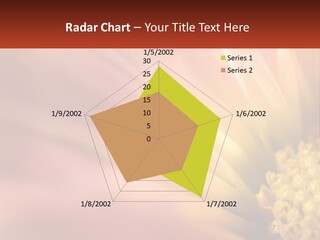 A Close Up Of A Flower With A Red Background PowerPoint Template