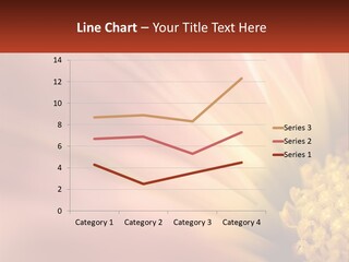 A Close Up Of A Flower With A Red Background PowerPoint Template