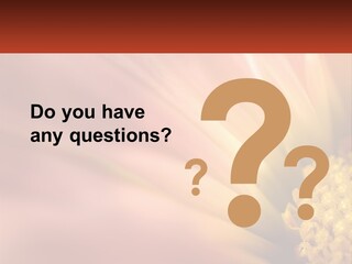 A Close Up Of A Flower With A Red Background PowerPoint Template