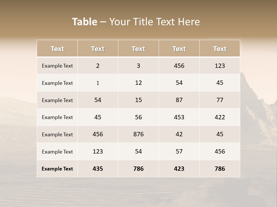 A Man In An Orange Suit Standing In The Desert PowerPoint Template