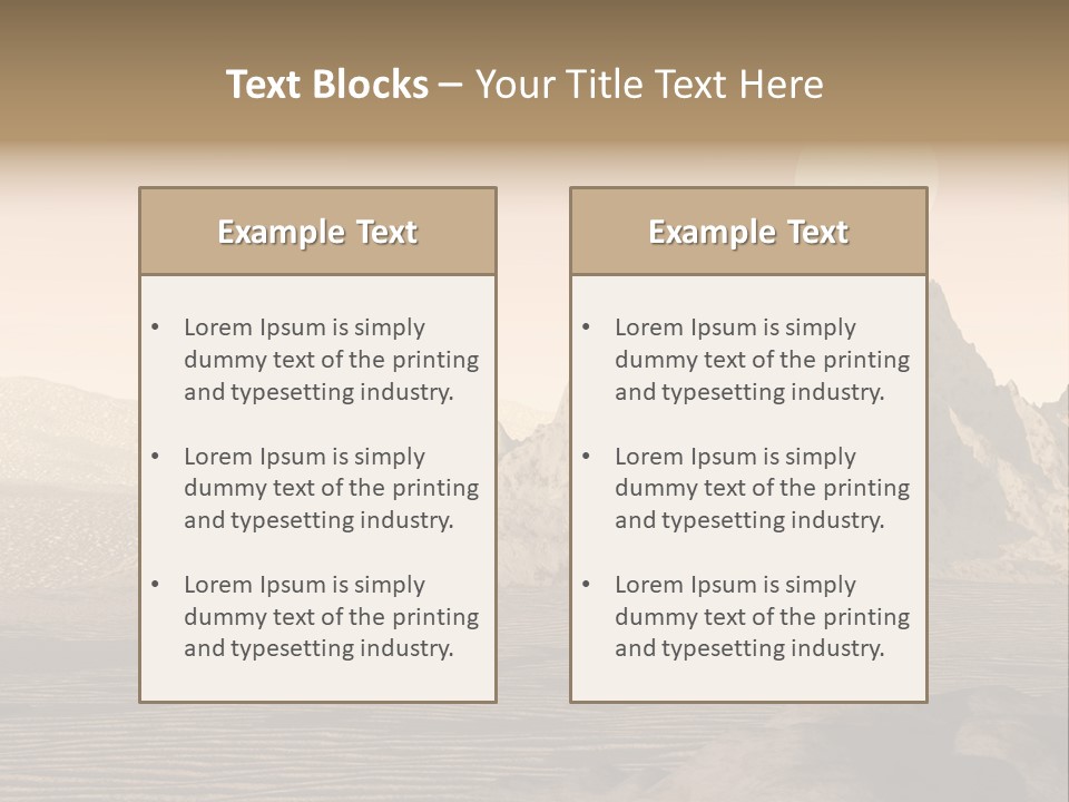 A Man In An Orange Suit Standing In The Desert PowerPoint Template