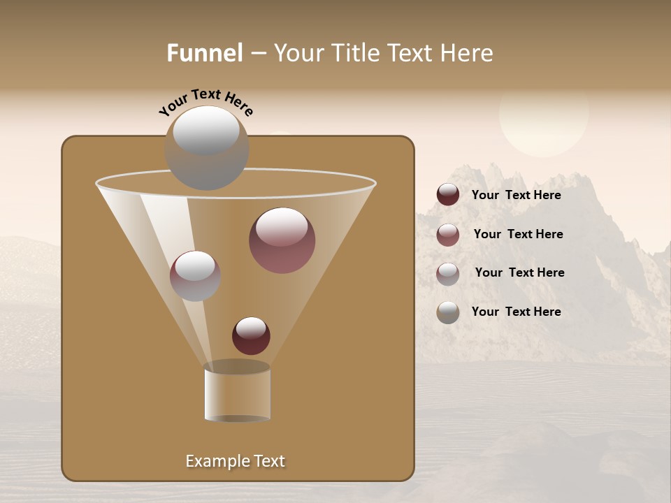 A Man In An Orange Suit Standing In The Desert PowerPoint Template