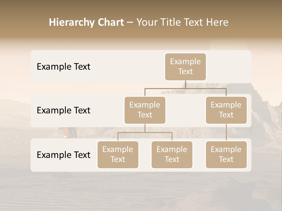 A Man In An Orange Suit Standing In The Desert PowerPoint Template