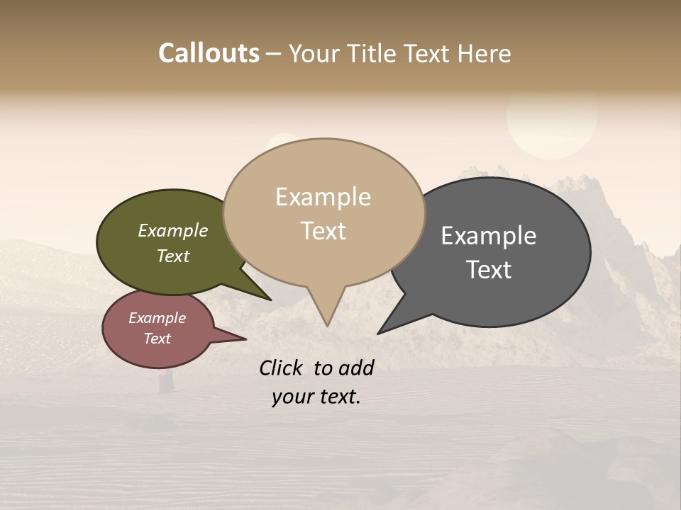 A Man In An Orange Suit Standing In The Desert PowerPoint Template