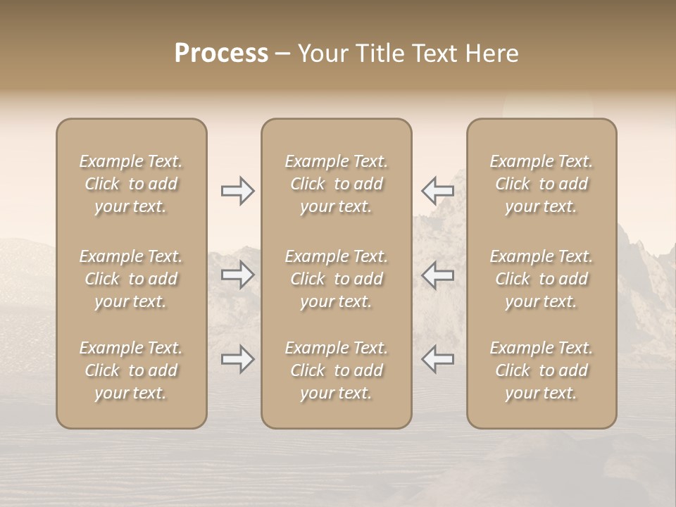 A Man In An Orange Suit Standing In The Desert PowerPoint Template