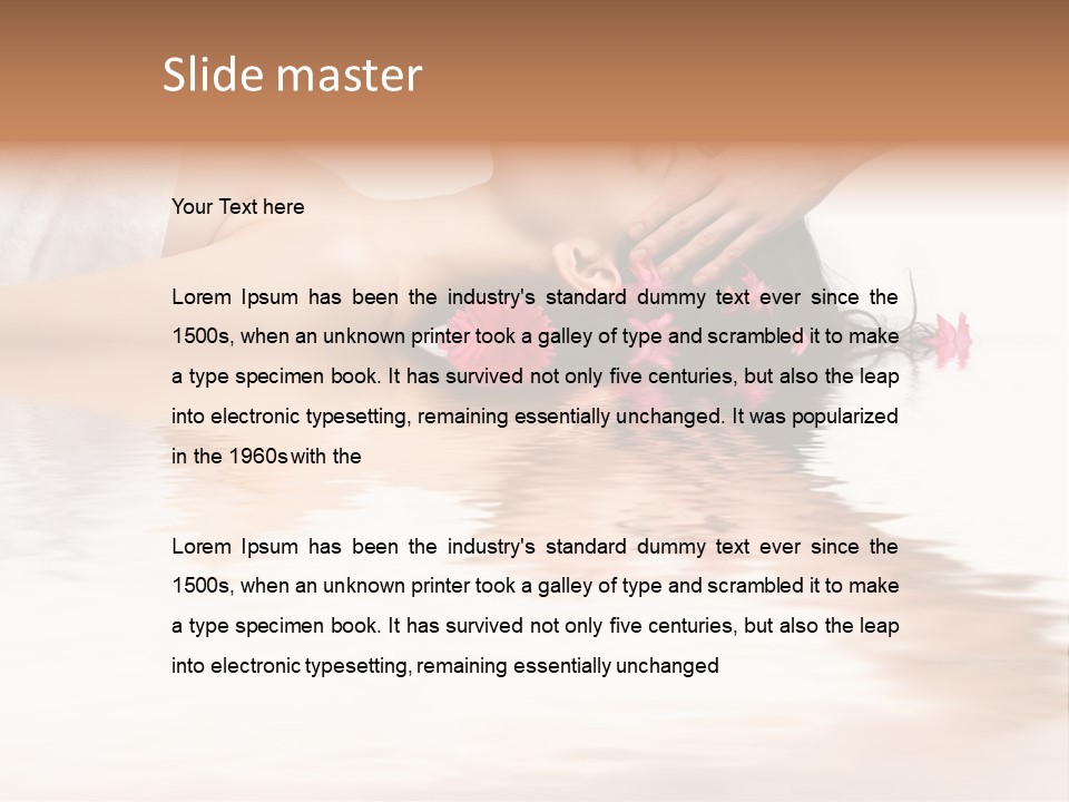 A Woman Getting Her Hair Done By A Professional Hair Stylist PowerPoint Template