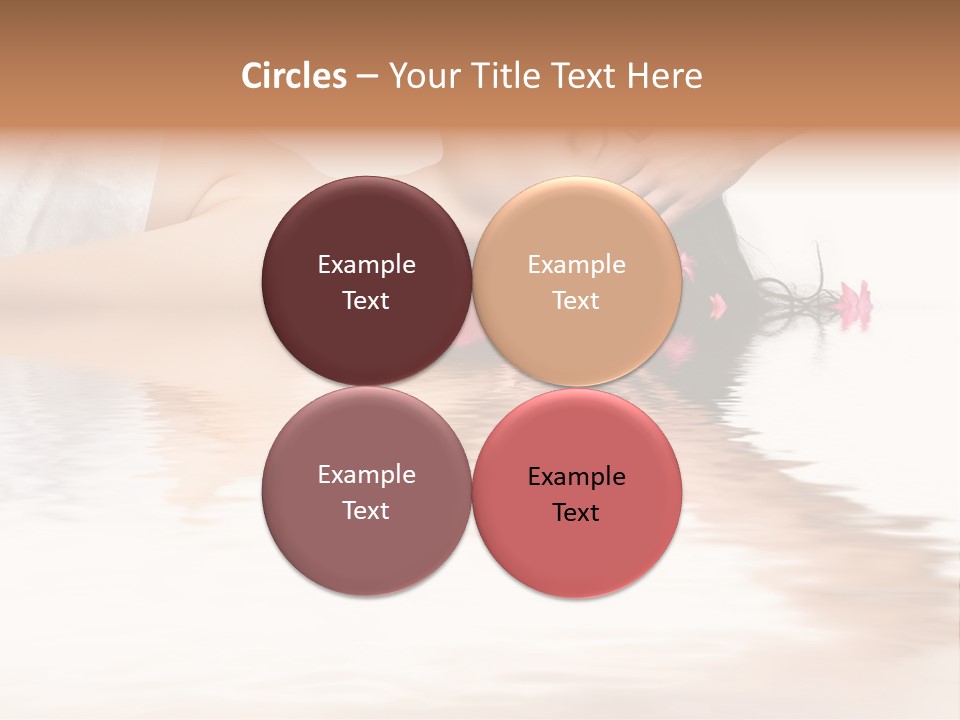 A Woman Getting Her Hair Done By A Professional Hair Stylist PowerPoint Template