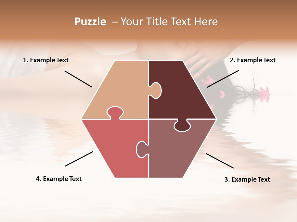 A Woman Getting Her Hair Done By A Professional Hair Stylist PowerPoint Template