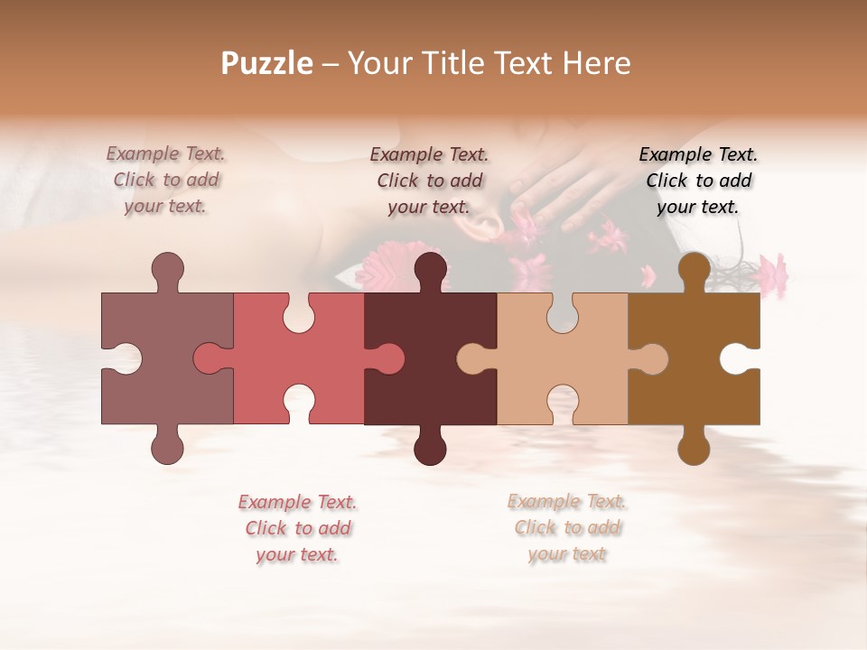 A Woman Getting Her Hair Done By A Professional Hair Stylist PowerPoint Template