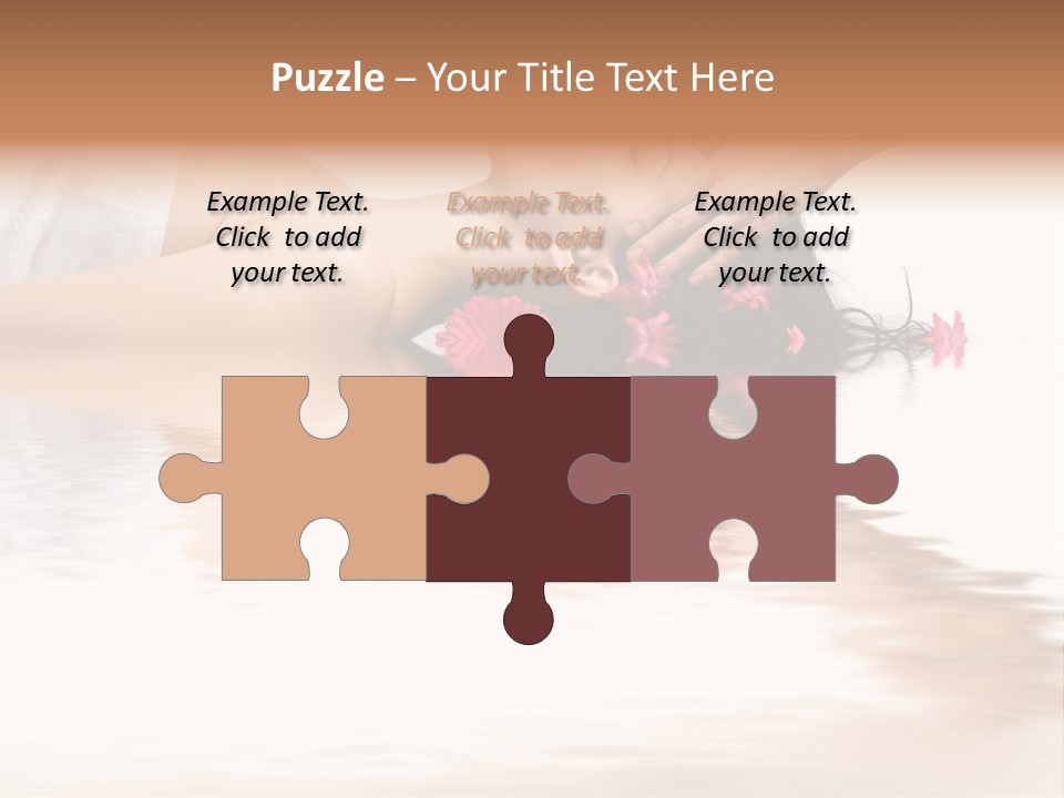 A Woman Getting Her Hair Done By A Professional Hair Stylist PowerPoint Template