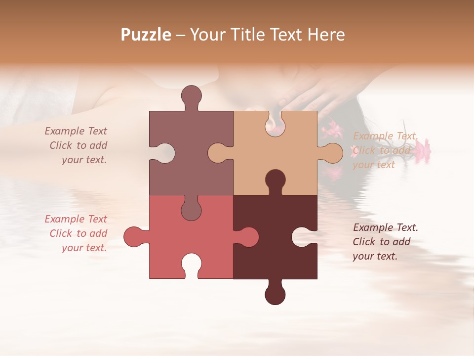 A Woman Getting Her Hair Done By A Professional Hair Stylist PowerPoint Template