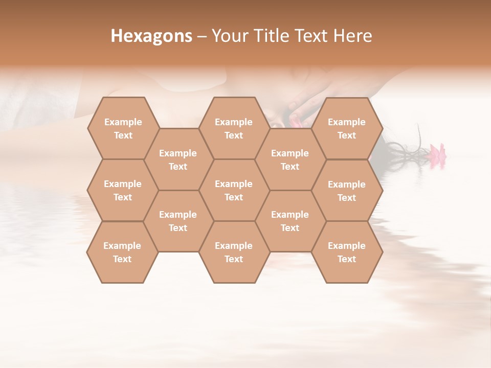 A Woman Getting Her Hair Done By A Professional Hair Stylist PowerPoint Template