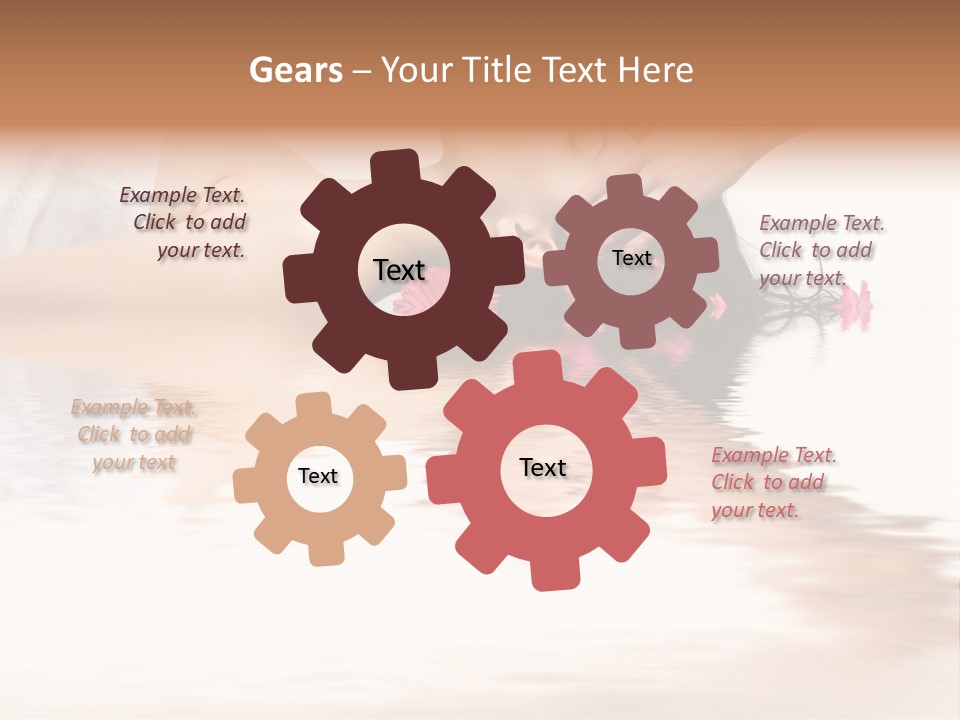 A Woman Getting Her Hair Done By A Professional Hair Stylist PowerPoint Template