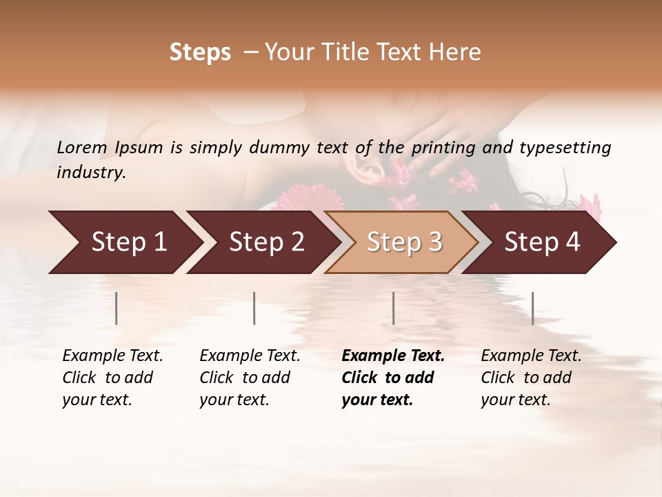 A Woman Getting Her Hair Done By A Professional Hair Stylist PowerPoint Template