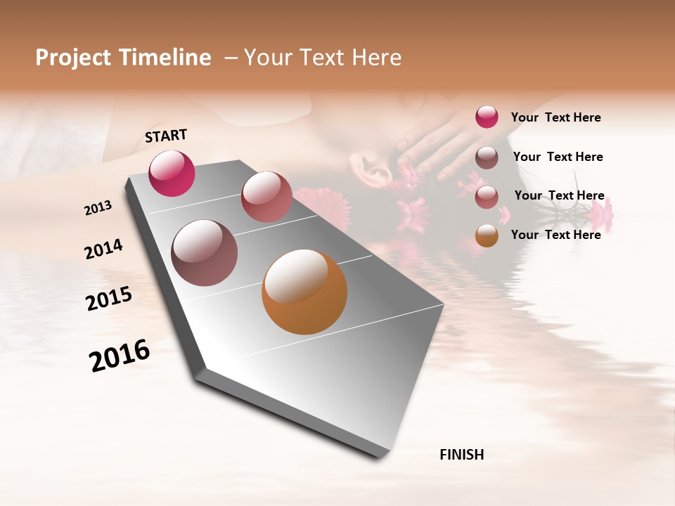 A Woman Getting Her Hair Done By A Professional Hair Stylist PowerPoint Template