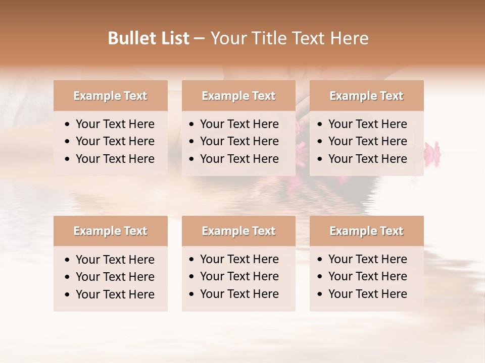 A Woman Getting Her Hair Done By A Professional Hair Stylist PowerPoint Template