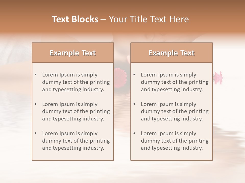 A Woman Getting Her Hair Done By A Professional Hair Stylist PowerPoint Template