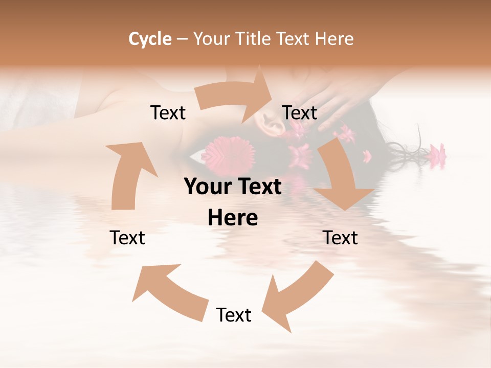 A Woman Getting Her Hair Done By A Professional Hair Stylist PowerPoint Template