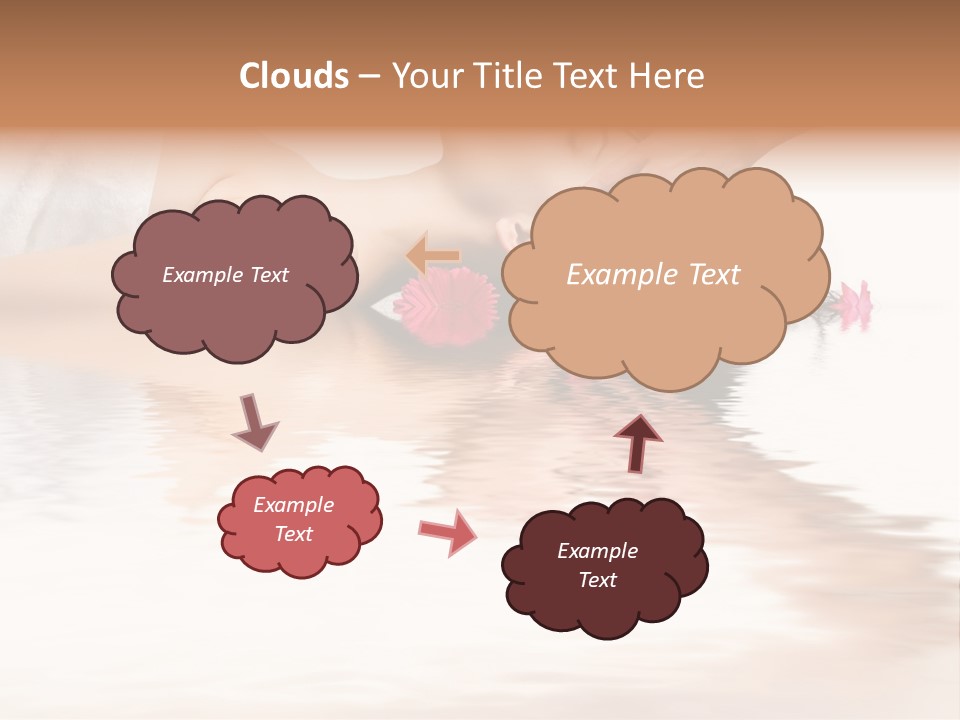 A Woman Getting Her Hair Done By A Professional Hair Stylist PowerPoint Template