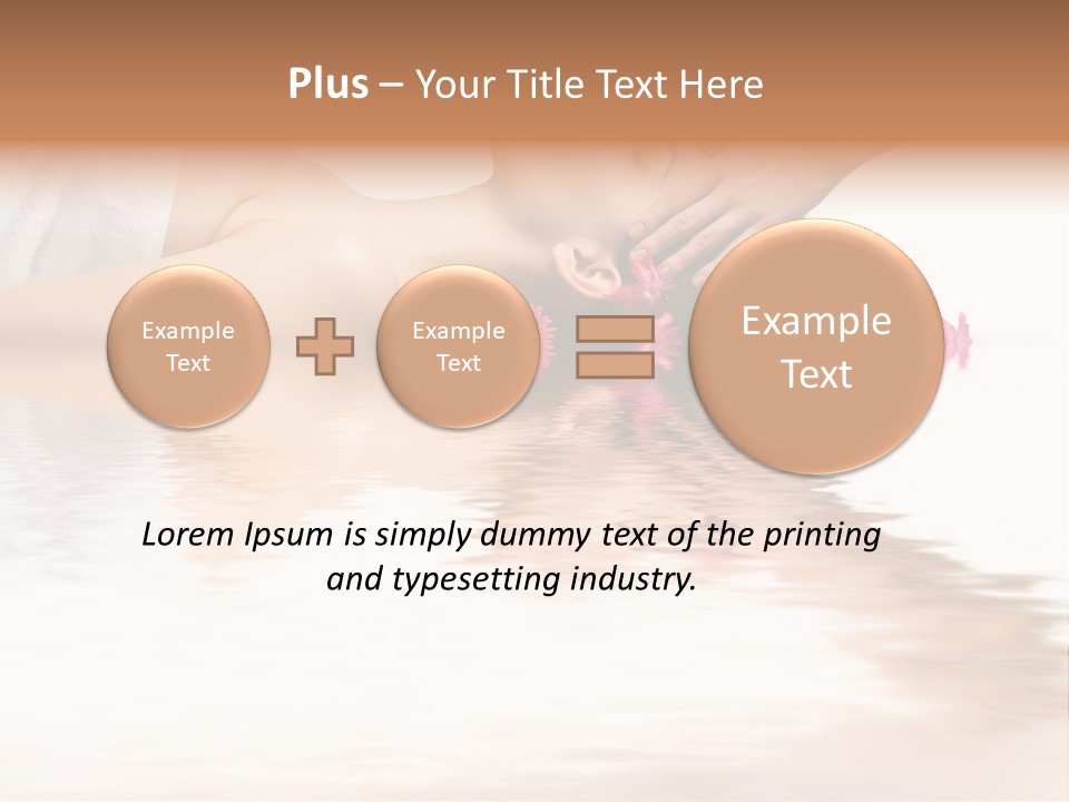 A Woman Getting Her Hair Done By A Professional Hair Stylist PowerPoint Template