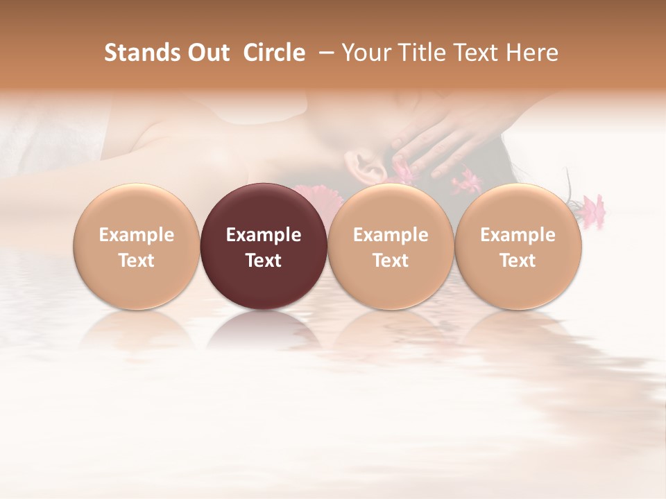 A Woman Getting Her Hair Done By A Professional Hair Stylist PowerPoint Template