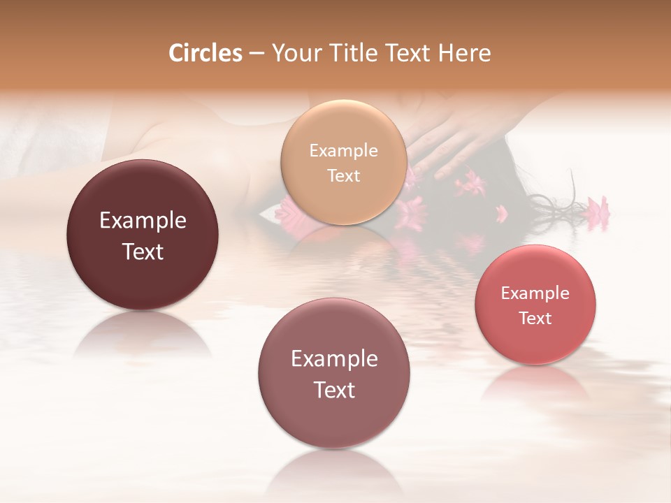 A Woman Getting Her Hair Done By A Professional Hair Stylist PowerPoint Template