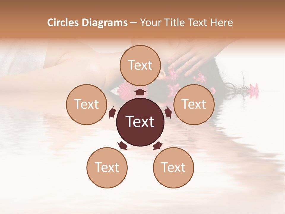 A Woman Getting Her Hair Done By A Professional Hair Stylist PowerPoint Template