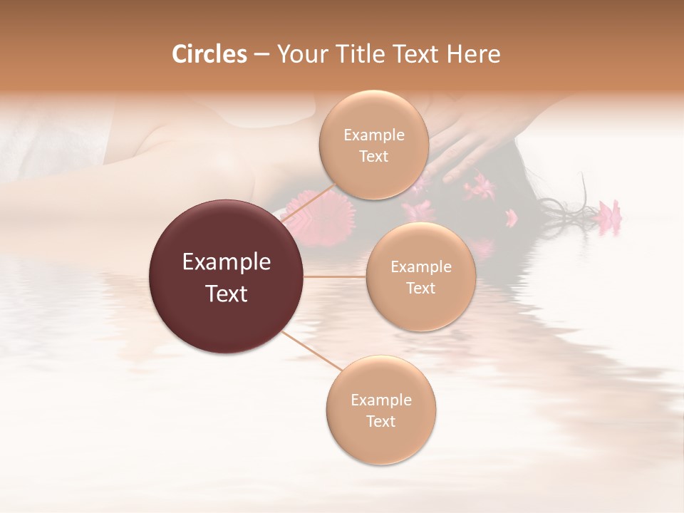 A Woman Getting Her Hair Done By A Professional Hair Stylist PowerPoint Template