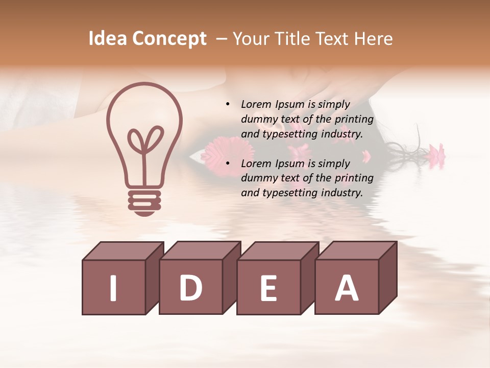 A Woman Getting Her Hair Done By A Professional Hair Stylist PowerPoint Template