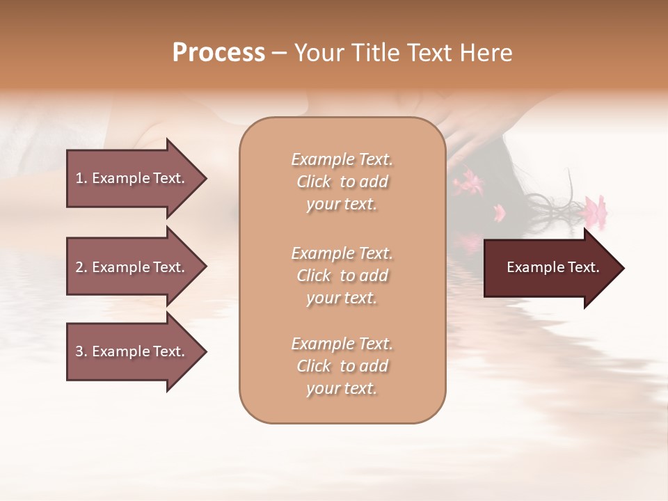 A Woman Getting Her Hair Done By A Professional Hair Stylist PowerPoint Template