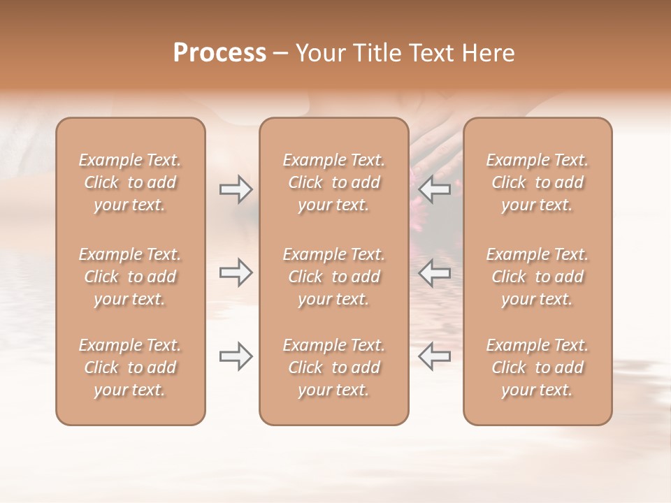 A Woman Getting Her Hair Done By A Professional Hair Stylist PowerPoint Template