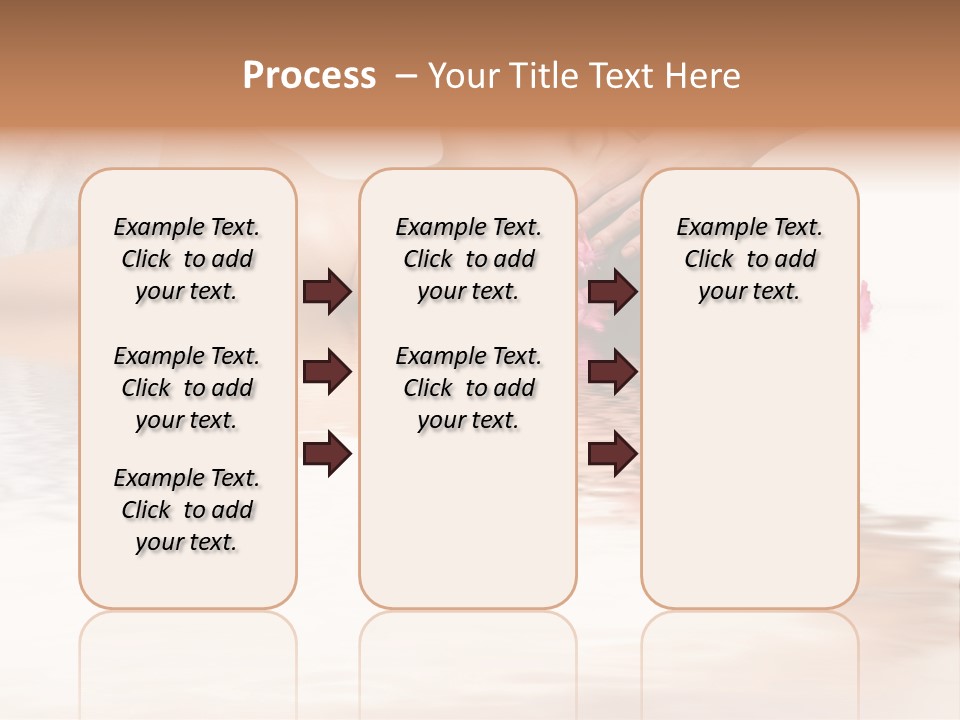 A Woman Getting Her Hair Done By A Professional Hair Stylist PowerPoint Template