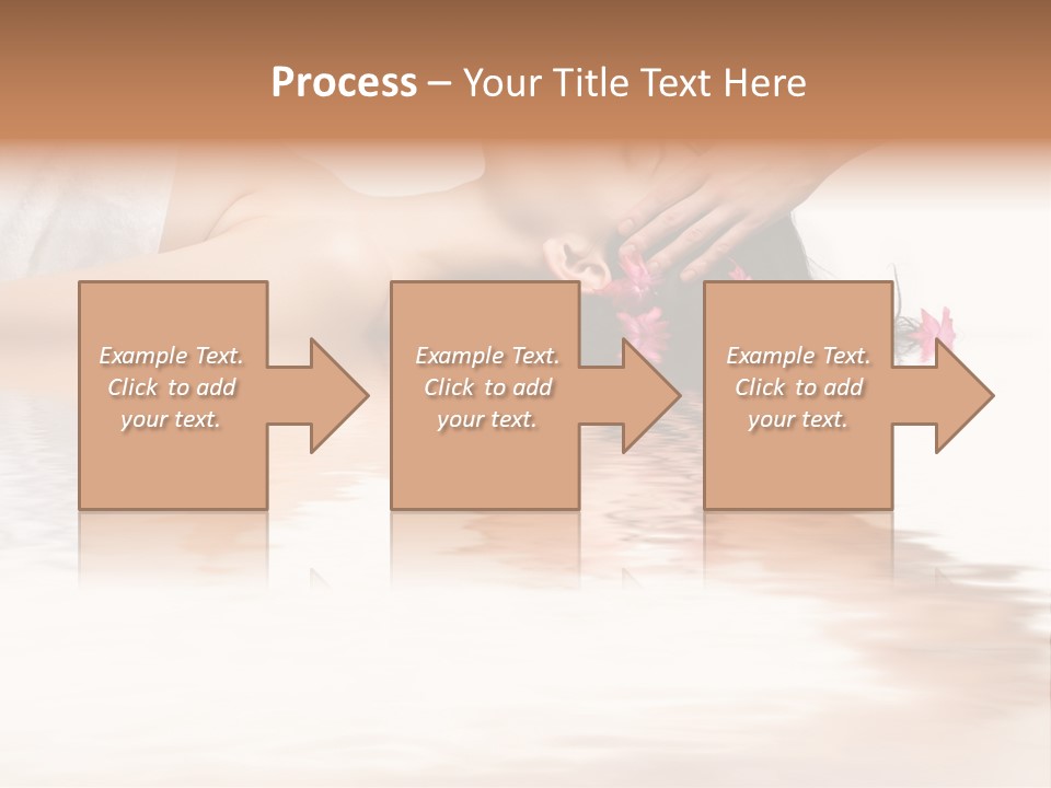 A Woman Getting Her Hair Done By A Professional Hair Stylist PowerPoint Template