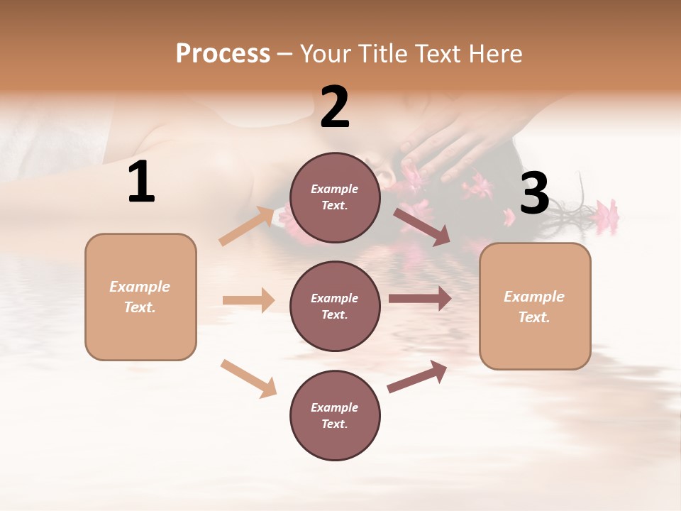 A Woman Getting Her Hair Done By A Professional Hair Stylist PowerPoint Template