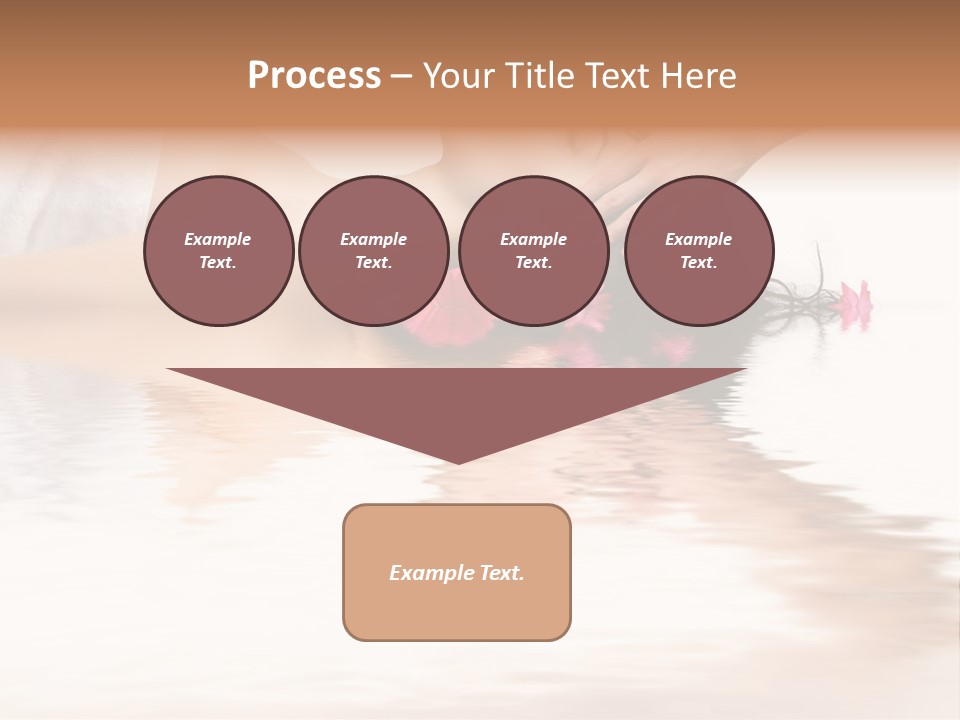 A Woman Getting Her Hair Done By A Professional Hair Stylist PowerPoint Template