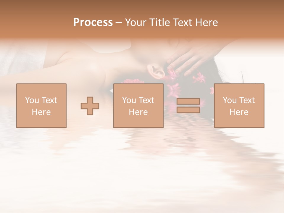 A Woman Getting Her Hair Done By A Professional Hair Stylist PowerPoint Template
