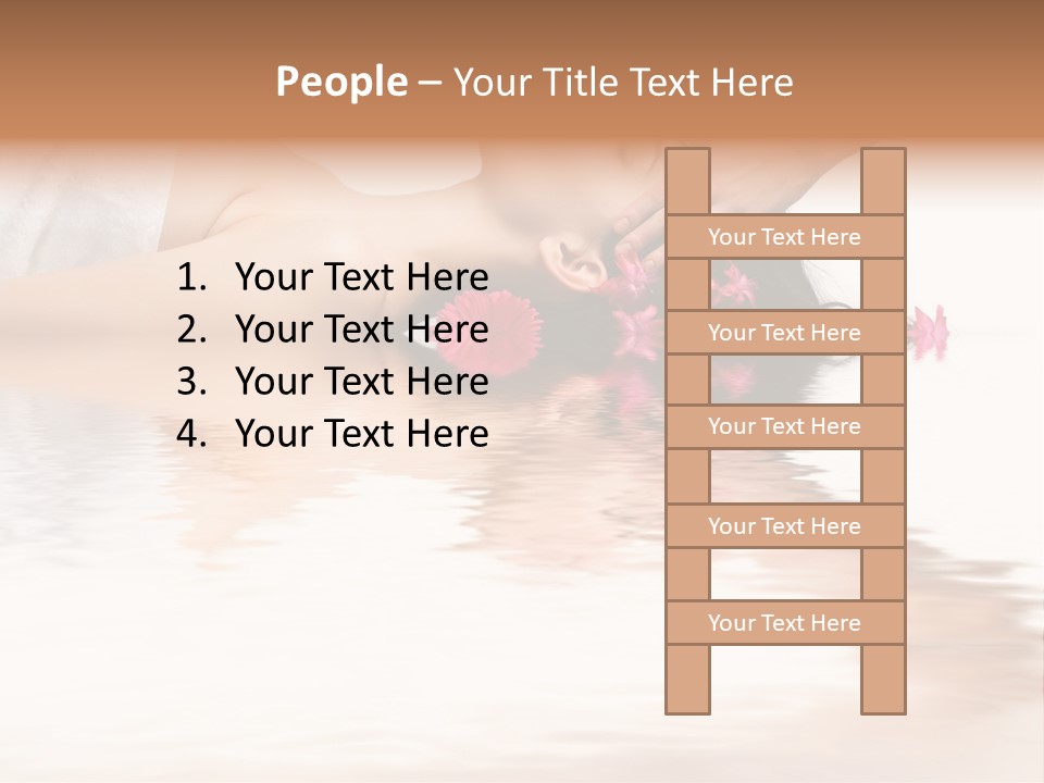 A Woman Getting Her Hair Done By A Professional Hair Stylist PowerPoint Template