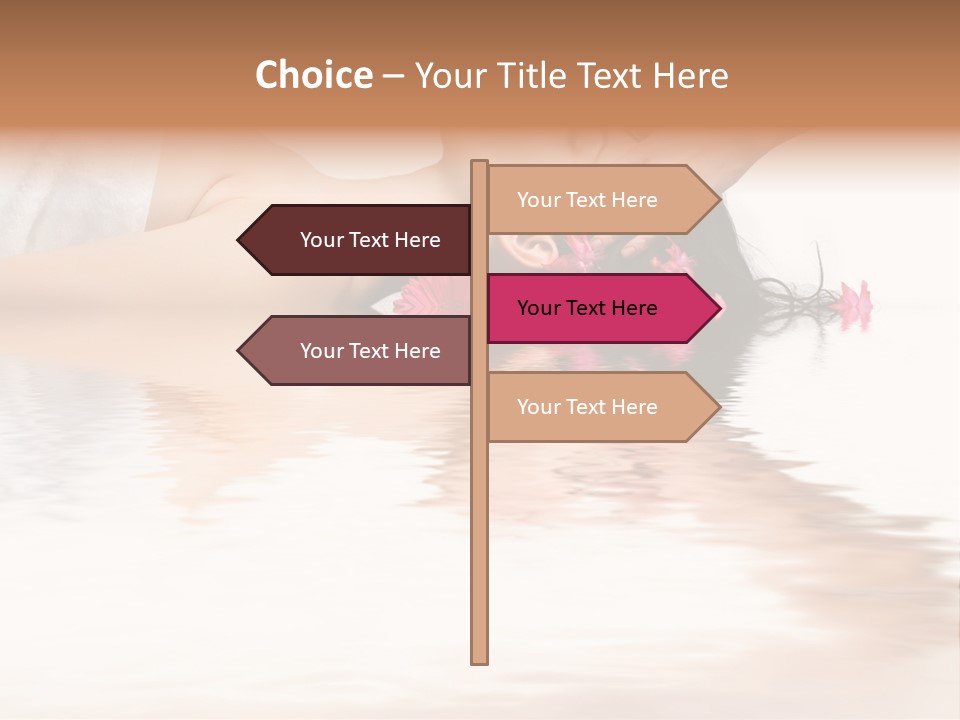 A Woman Getting Her Hair Done By A Professional Hair Stylist PowerPoint Template