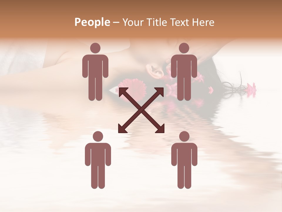 A Woman Getting Her Hair Done By A Professional Hair Stylist PowerPoint Template