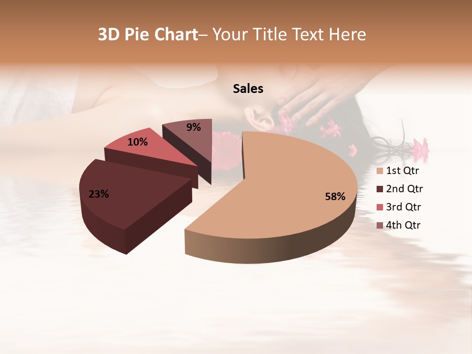 A Woman Getting Her Hair Done By A Professional Hair Stylist PowerPoint Template