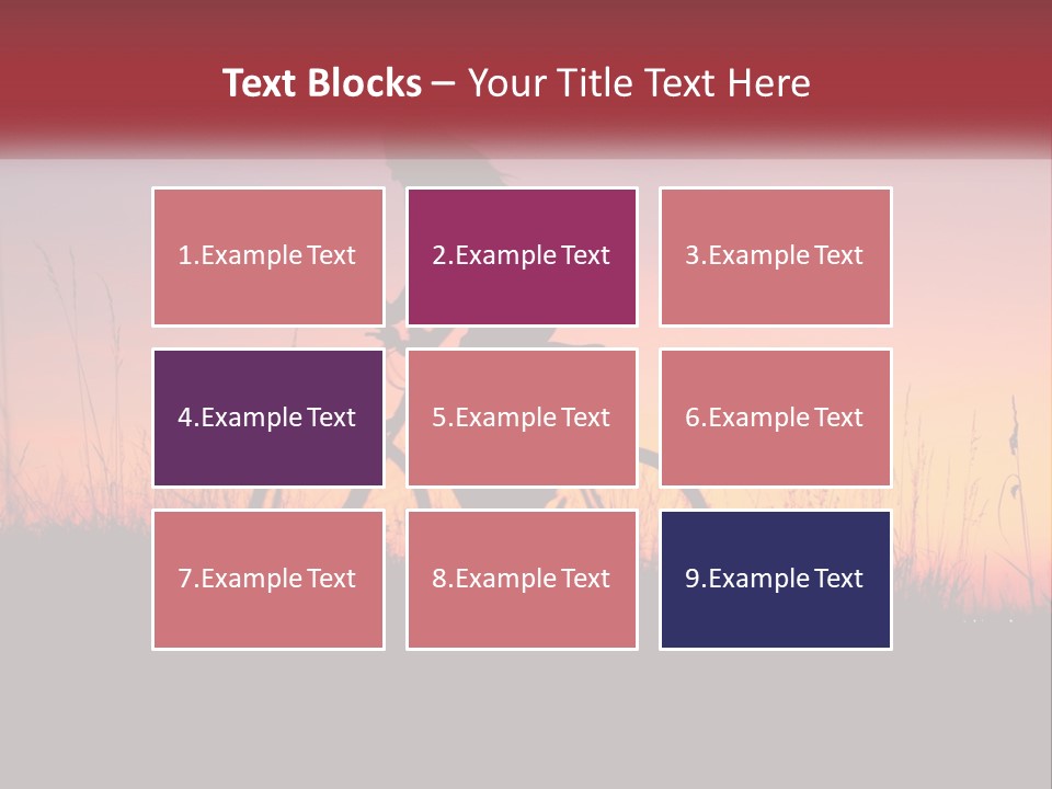 A Person Riding A Bike In The Sunset PowerPoint Template