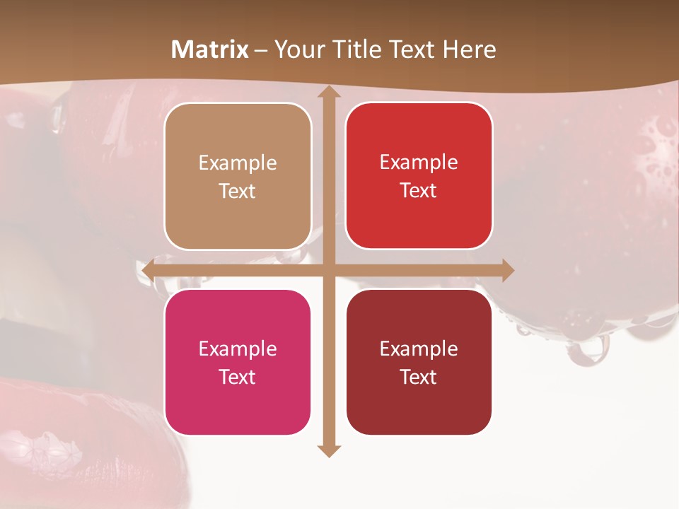 A Woman Biting Into Some Cherries With Her Mouth Open PowerPoint Template