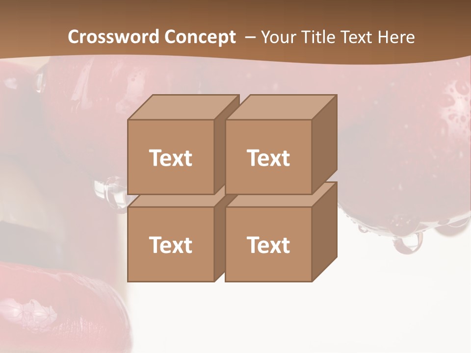 A Woman Biting Into Some Cherries With Her Mouth Open PowerPoint Template