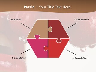 A Woman Biting Into Some Cherries With Her Mouth Open PowerPoint Template