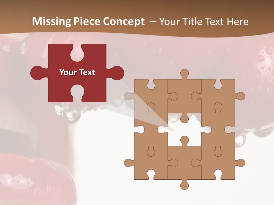 A Woman Biting Into Some Cherries With Her Mouth Open PowerPoint Template