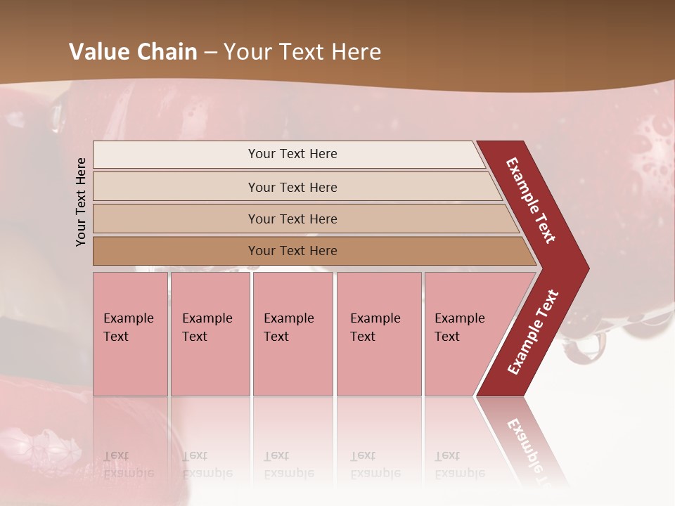 A Woman Biting Into Some Cherries With Her Mouth Open PowerPoint Template