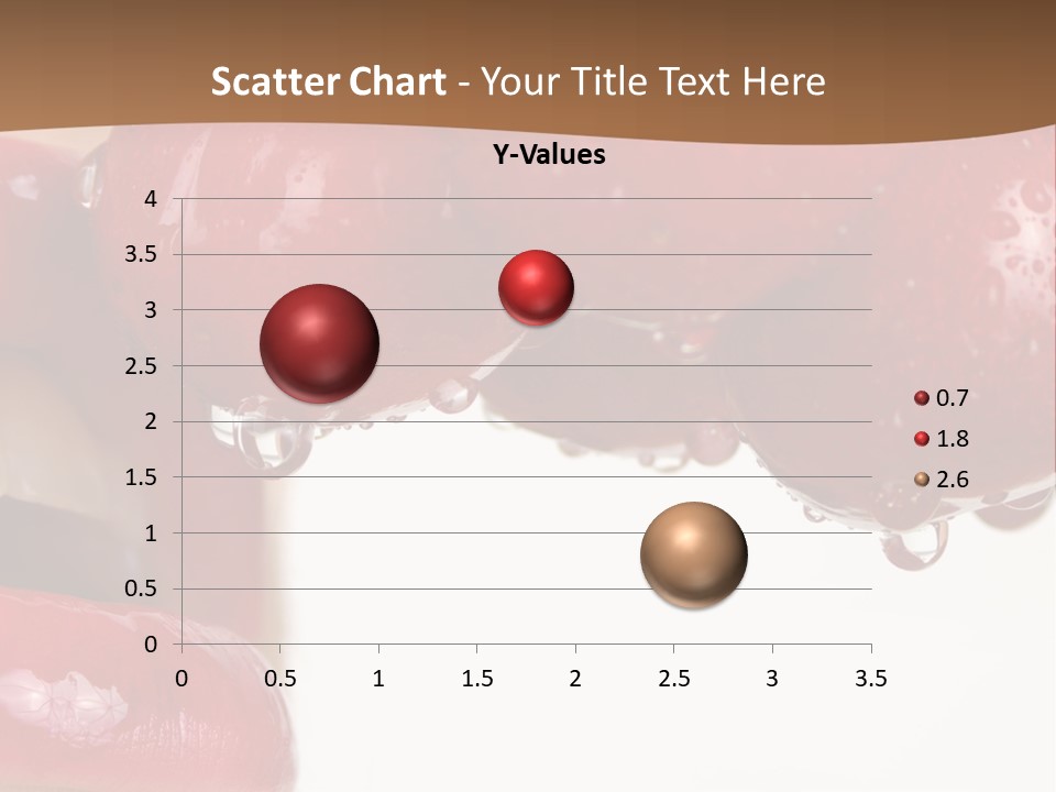 A Woman Biting Into Some Cherries With Her Mouth Open PowerPoint Template