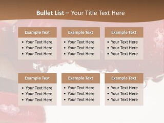 A Woman Biting Into Some Cherries With Her Mouth Open PowerPoint Template